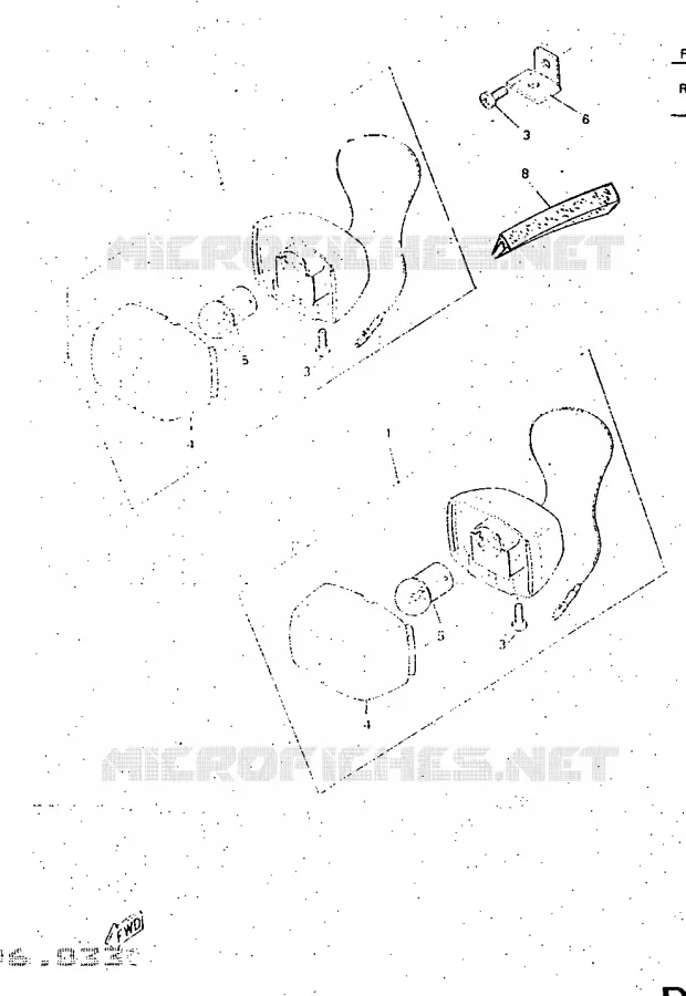 CLIGNOTANT Yamaha SCOOTER 50 1997 BOOSTER  CW50