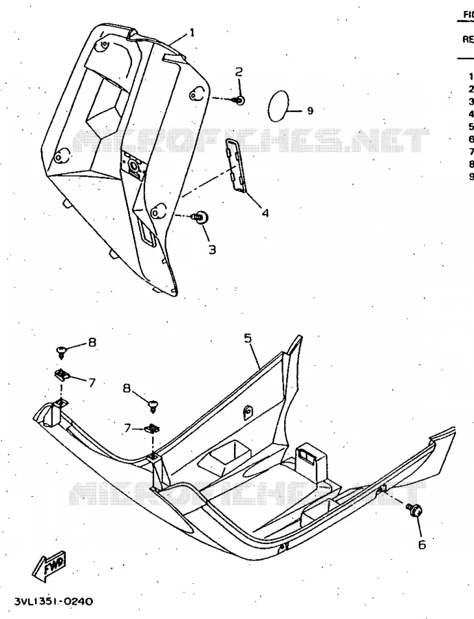 PROTEGE JAMBES Yamaha SCOOTER 50 1997 BOOSTER  CW50