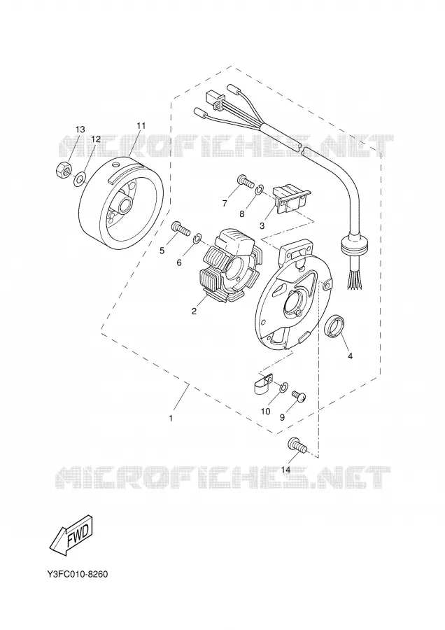ALLUMAGE Yamaha SCOOTER 50 2001 BOOSTER  CW50