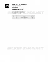 * CATALOG PREFACE * pour Yamaha FAZER 2004