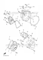 CARTER   MOTEUR 1 pour Yamaha FAZER 2004