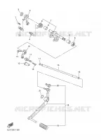 AXE DE SELECTEUR / PEDALE pour Yamaha FAZER 2004