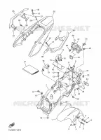 GARDE BOUE pour Yamaha FAZER 2004