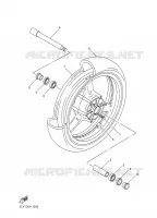 ROUE AVANT pour Yamaha FAZER 2004