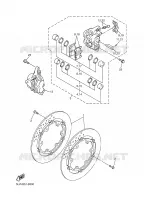ETRIER DE FREIN AVANT pour Yamaha FAZER 2004