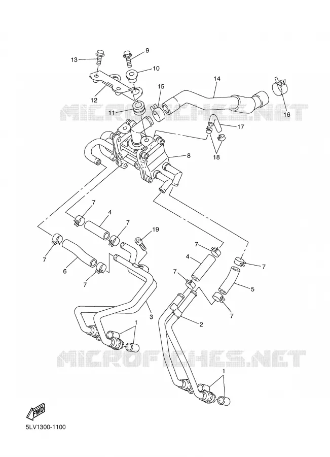 SYSTÈME D'ADMISSION D'AIR AIS Yamaha MOTO 1000 2003 FAZER  FZS1000S