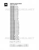 * CATALOG PREFACE * pour Yamaha FAZER 2004