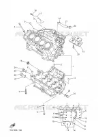 CARTER MOTEUR pour Yamaha FAZER 2004