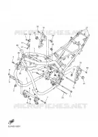 CADRE pour Yamaha FAZER 2004