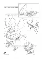CARENAGES 1  pour Yamaha FAZER 2004