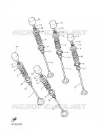 SOUPAPE pour Yamaha FAZER 2004