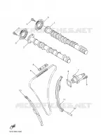 ARBRE A CAMES / CHAINE DE DISTRIBUTION pour Yamaha FAZER 2004