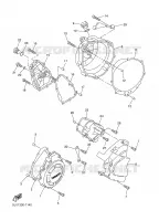 CARTER   MOTEUR 1 pour Yamaha FAZER 2004