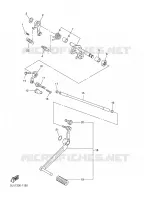 AXE DE SELECTEUR / PEDALE pour Yamaha FAZER 2004