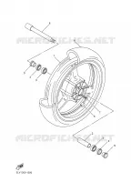 ROUE AVANT pour Yamaha FAZER 2004