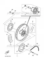 ROUE ARRIERE 2 pour Yamaha DTR 2003