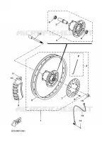 ROUE AVANT pour Yamaha DTR 2003