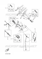 SUPPORT / REPOSE PIEDS pour Yamaha DTR 2003