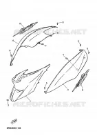 COUVERCLE LATERAL pour Yamaha MACH G 2003