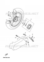 ROUE ARRIERE pour Yamaha MACH G 2003