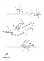 SUPPORT / REPOSE PIEDS pour Yamaha MACH G 2003