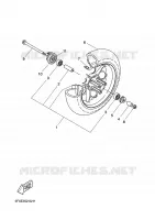 ROUE AVANT pour Yamaha NEXT GENERATION 2003