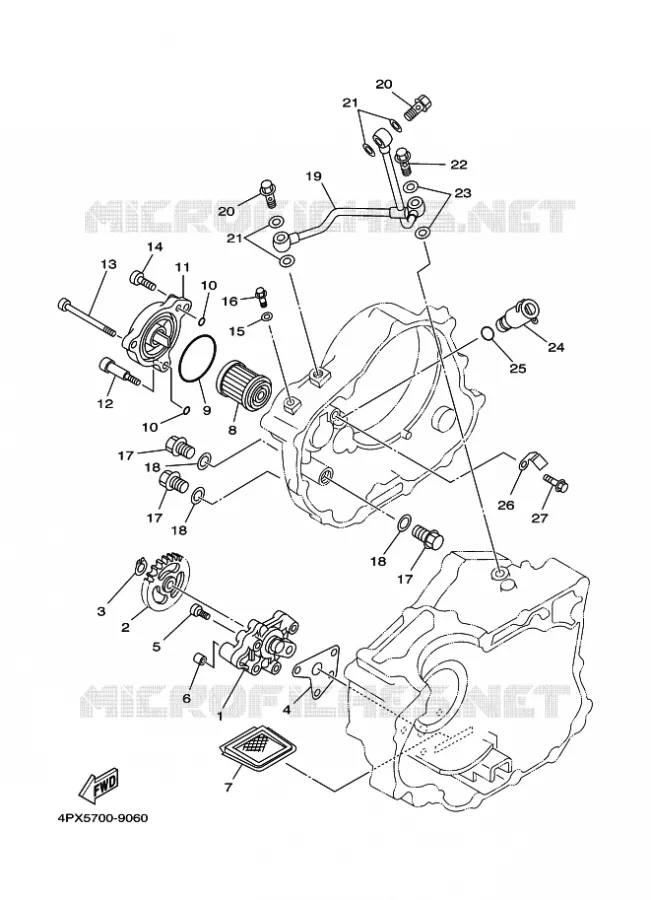 POMPE A HUILE Yamaha MOTO 250 2003 TTR  TT250R