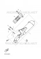 ECHAPPEMENT pour Yamaha STUNT NAKED 2003