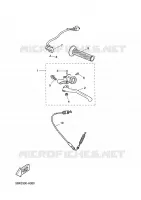 COMMODO / LEVIER pour Yamaha MBK XLIMIT 2002