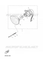 PHARE  pour Yamaha MBK XLIMIT 2002