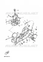 CARTER MOTEUR pour Yamaha DOODO 2002