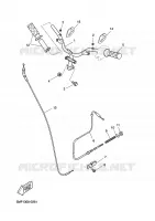 GUIDON ET CABLES pour Yamaha DOODO 2002