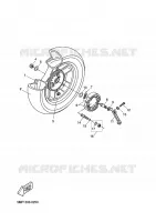 ROUE ARRIERE pour Yamaha DOODO 2002