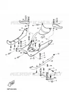 SUPPORT / REPOSE PIEDS pour Yamaha DOODO 2002