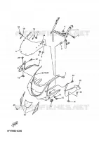 CARENAGES 1  pour Yamaha MBK XPOWER 2002