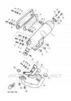 ECHAPPEMENT pour Yamaha MAXSTER 2002