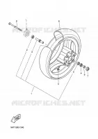 ROUE AVANT pour Yamaha MAXSTER 2002