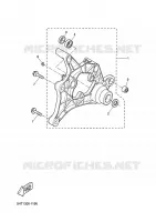 BRAS OSCILLANT / AMORTISSEUR pour Yamaha THUNDER 2002