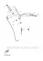 GUIDON ET CABLES pour Yamaha THUNDER 2002