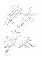 COUVERCLE LATERAL pour Yamaha THUNDER 2002