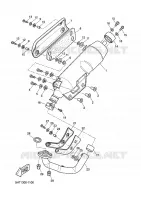 ECHAPPEMENT pour Yamaha THUNDER 2002