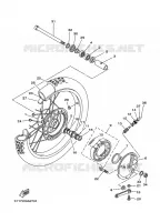 ROUE AVANT pour Yamaha DT 2002