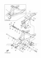 BRAS ARRIERE pour Yamaha DT 2002