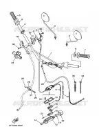 GUIDON ET CABLES   FREIN A DISQUE pour Yamaha DT 2002