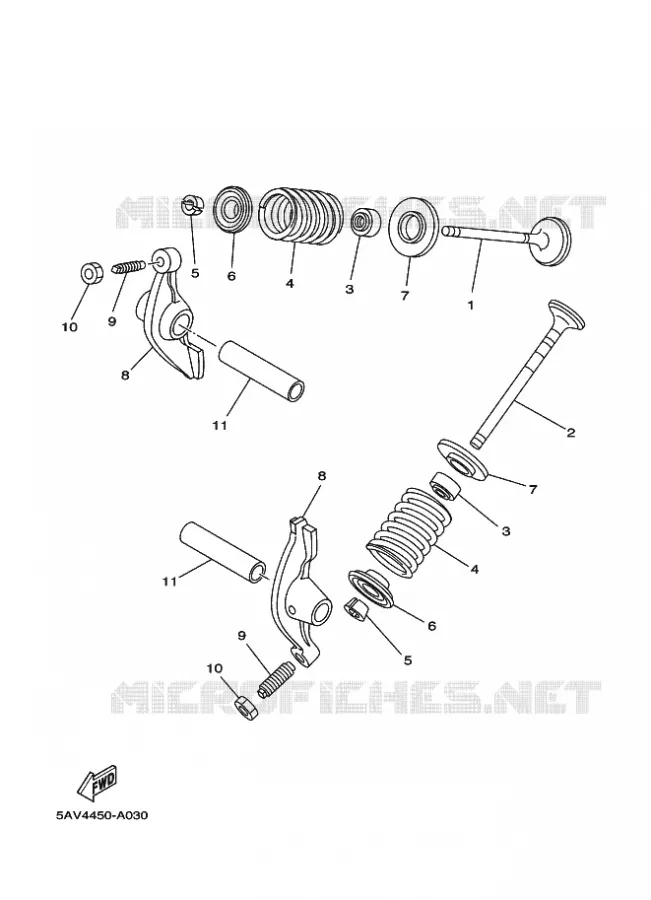 SOUPAPE Yamaha SCOOTER 105 2002 CRYPTON  T105E CRYPTON