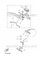 MAITRE CYLINDRE DE FREIN  pour Yamaha NITRO 2001
