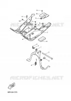 SUPPORT / REPOSE PIEDS pour Yamaha NITRO 2001