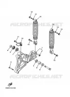 BRAS OSCILLANT / AMORTISSEUR pour Yamaha MAJESTY ABS 2001