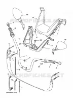 GUIDON ET CABLES pour Yamaha MAJESTY ABS 2001