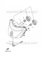 PHARE  pour Yamaha MAJESTY ABS 2001